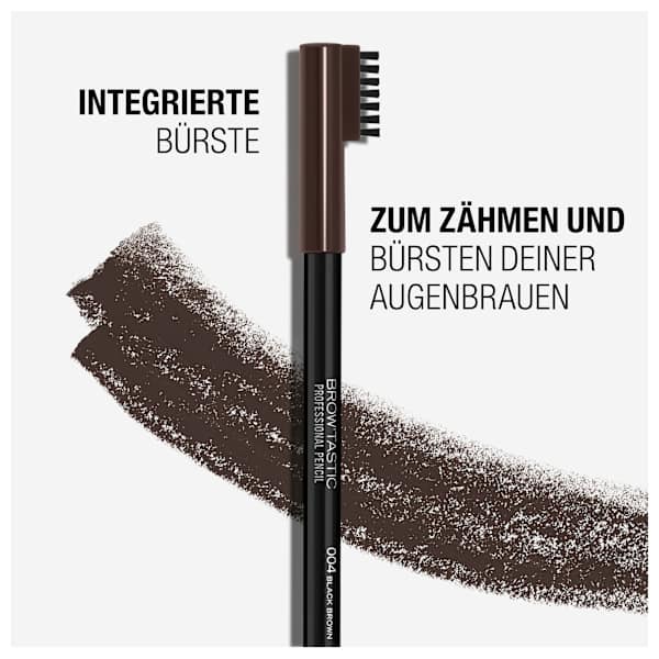 Augenbrauenstift Brow Tastic Professional 004 Black Brown MANHATTAN Cosmetics