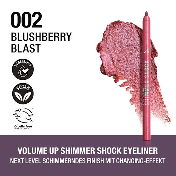Eyeliner Volume Up Shimmer Shock 002 Blushberry Blast MANHATTAN Cosmetics