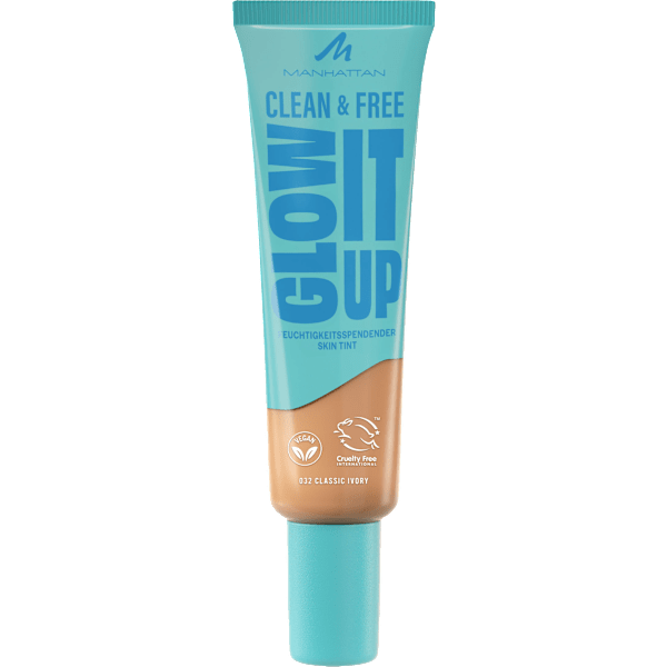 Foundation Clean & Free Glow It Up Skin Tint 32 Classic Ivory MANHATTAN Cosmetics