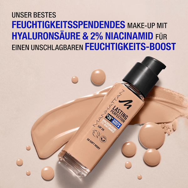 Foundation Lasting Perfection 50 Sesame LSF 20 MANHATTAN Cosmetics