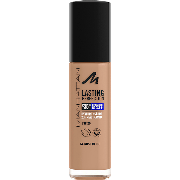 Foundation Lasting Perfection 64 Rose Beige LSF 20 MANHATTAN Cosmetics