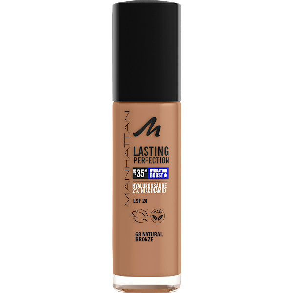 Foundation Lasting Perfection 68 Natural Bronze LSF 20 MANHATTAN Cosmetics