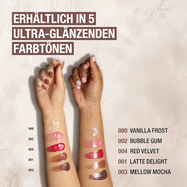 Lippenbalsam High Shine Butter Me Up 001 Latte Delight MANHATTAN Cosmetics
