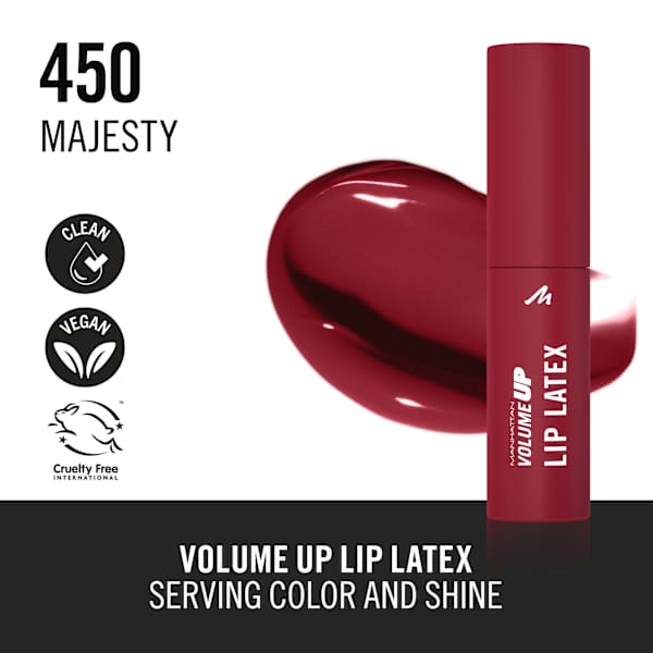 Lippenstift Volume Up Lip Latex 450 Majesty MANHATTAN Cosmetics