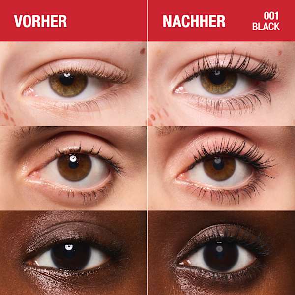 Mascara Volume Up Mega Lift 001 Black MANHATTAN Cosmetics