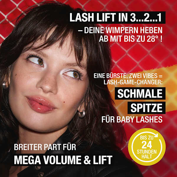 Mascara Volume Up Mega Lift 001 Black MANHATTAN Cosmetics
