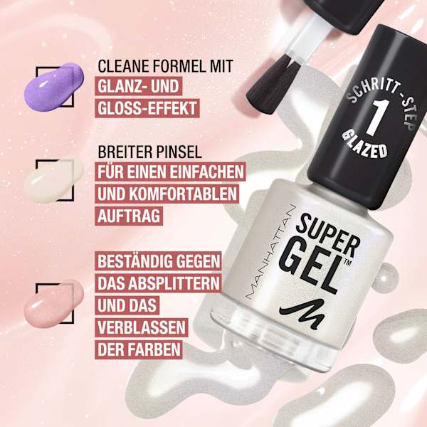 Nagellack Super Gel 175 Time For Taupe MANHATTAN Cosmetics