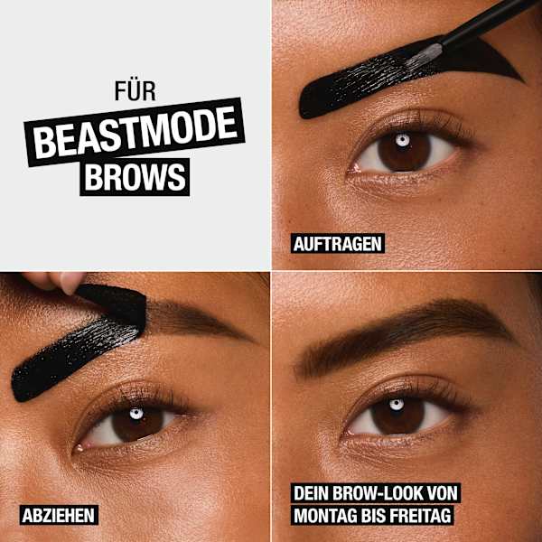 Peel-Off Augenbrauenfarbe Wonder ´Bond Brow Filler Peel-Off Tint 002 Medium Brown MANHATTAN Cosmetics