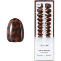 Künstliche Nägel Soft Gel Press Ons Leo Love Short Round Maniko