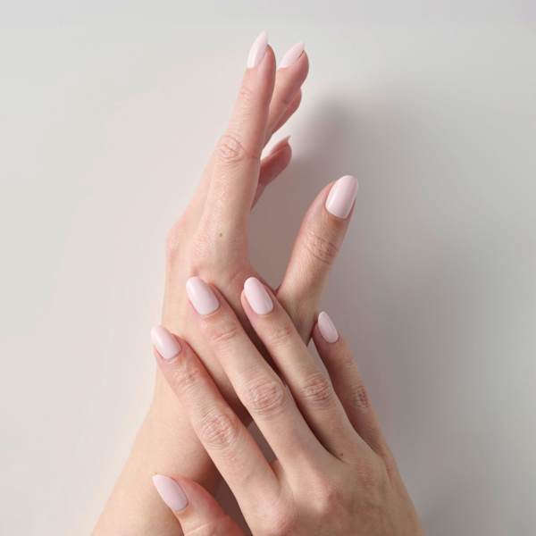 Künstliche Nägel Soft Gel Press Ons Powder Medium Round Maniko