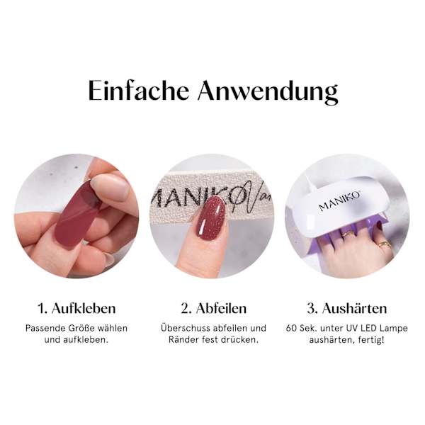 UV Gel Nagelfolien Urban Jungle Maniko