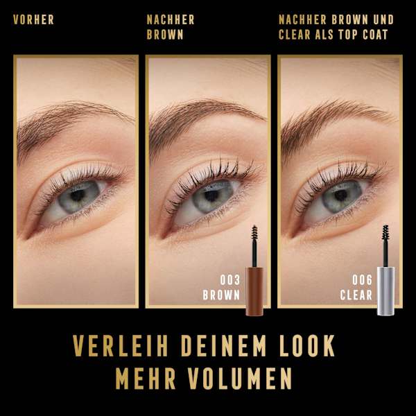 Augenbrauengel 2000 Calorie 04 Black Brown MAX FACTOR