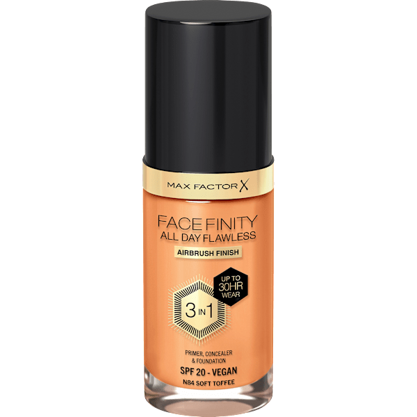 Foundation Facefinity All Day Flawless LSF 20, 84 Soft Toffee MAX FACTOR
