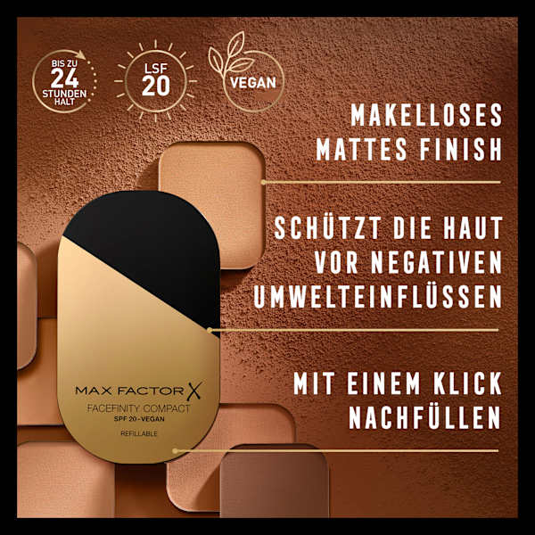 Foundation Facefinity Compact LSF 20, 005 Sand nachfüllbar MAX FACTOR