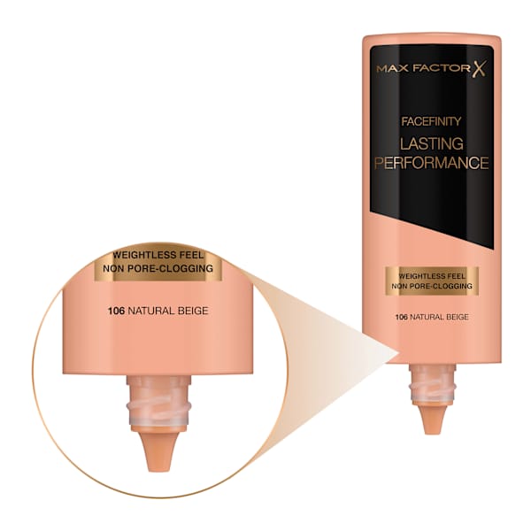Foundation Facefinity Lasting Performance 106 Natural Beige MAX FACTOR