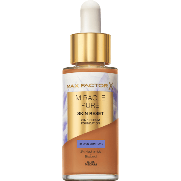 Foundation Miracle Pure Skin Reset 80-85 Medium MAX FACTOR