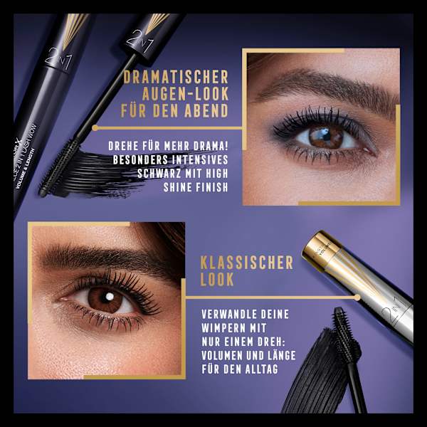 Mascara Masterpiece 2in1 Lash Wow 003 Midnight Black MAX FACTOR