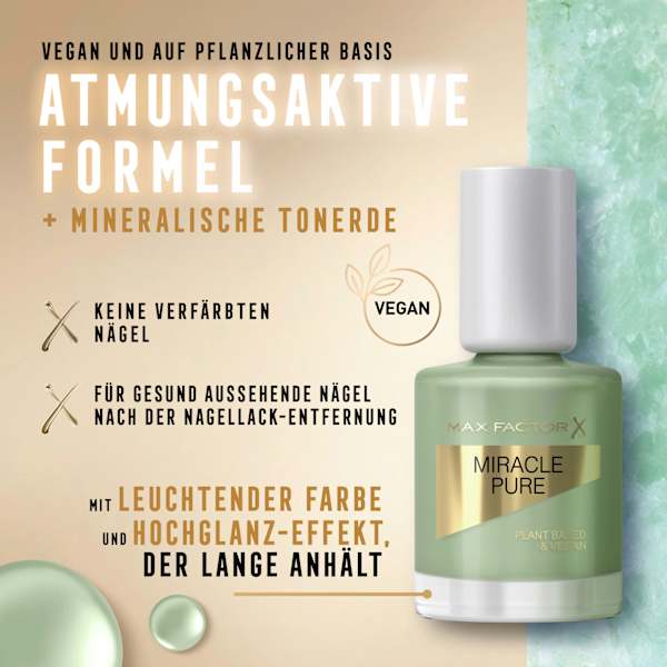 Nagelllack Miracle Pure 580 Lucky Jade MAX FACTOR