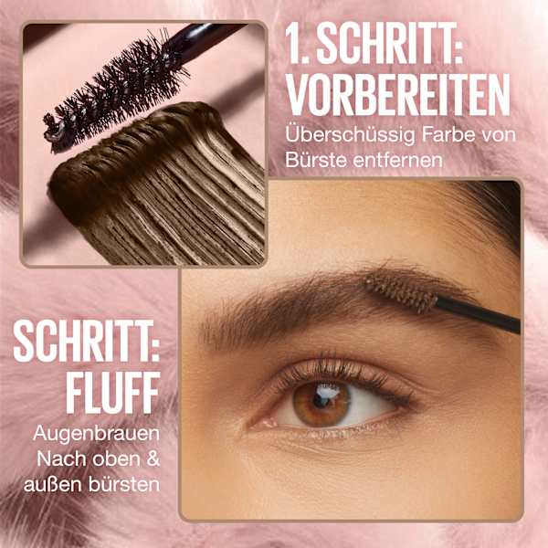 Augenbrauen Mousse Superfluff 262 Black Brown MAYBELLINE NEW YORK