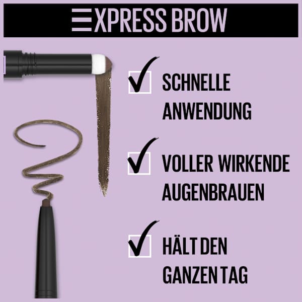 Augenbrauenstift Express Satin Duo 01 Dark Blonde MAYBELLINE NEW YORK