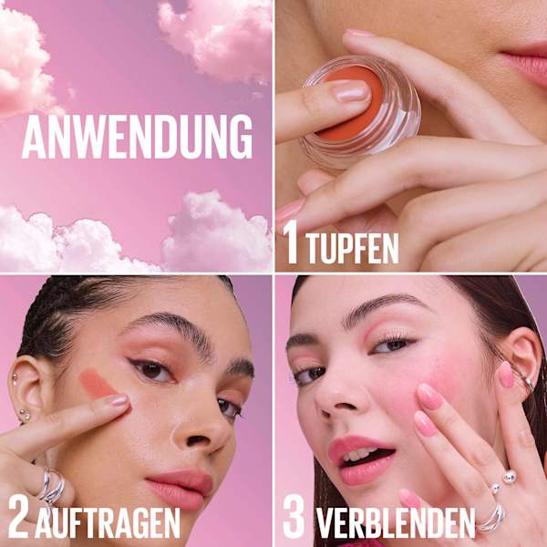 Blush Cloudtopia Wangen & Lippen Mousse 07 Moonlit Rose MAYBELLINE NEW YORK