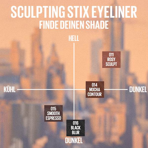Eyeliner 2in1 Sculpting Stix 15 Smooth Espresso MAYBELLINE NEW YORK
