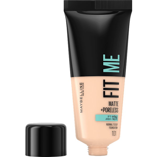 Foundation Fit Me Matte & Poreless 101 True Ivory MAYBELLINE NEW YORK