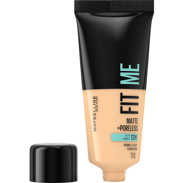 Foundation Fit Me Matte & Poreless 118 Nude MAYBELLINE NEW YORK