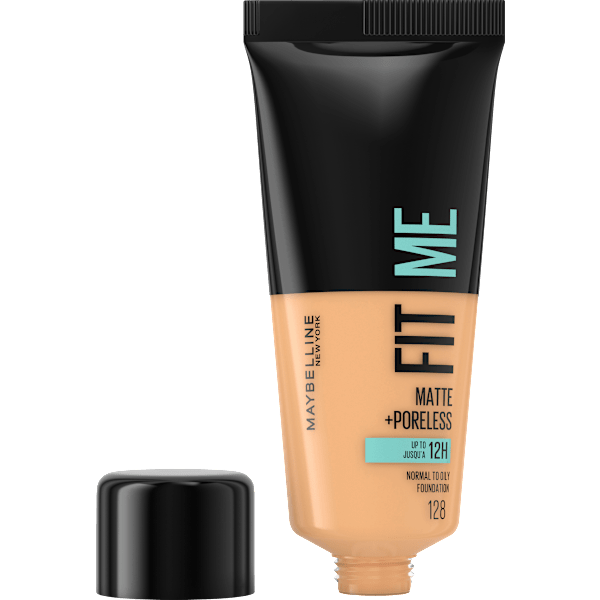 Foundation Fit Me Matte & Poreless 128 Warm Nude MAYBELLINE NEW YORK