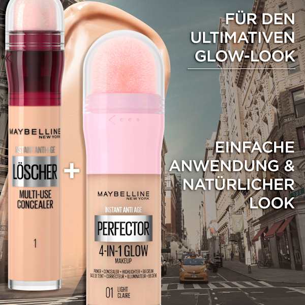 Foundation Instant Perfector Glow 4in1, 0.5 Fair-Light Cool MAYBELLINE NEW YORK