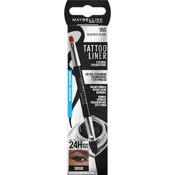 Gel Eyeliner Tattoo Waterproof 950 Black MAYBELLINE NEW YORK