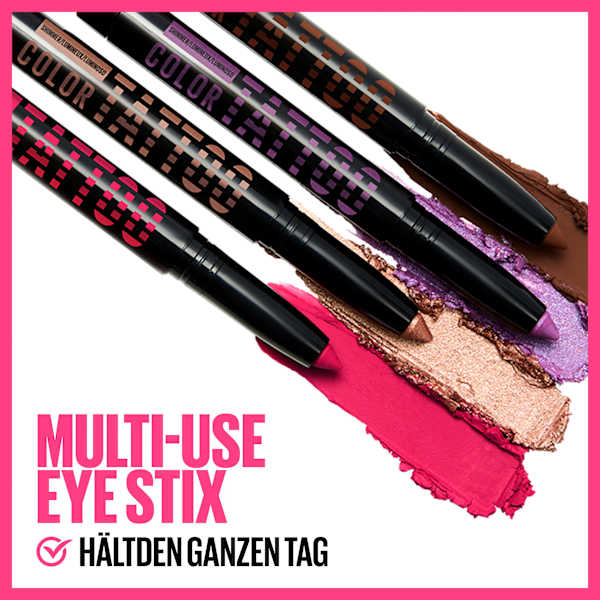 Lidschatten Stift Color Tattoo 24 h Eye Stix 10 I Am Shining MAYBELLINE NEW YORK