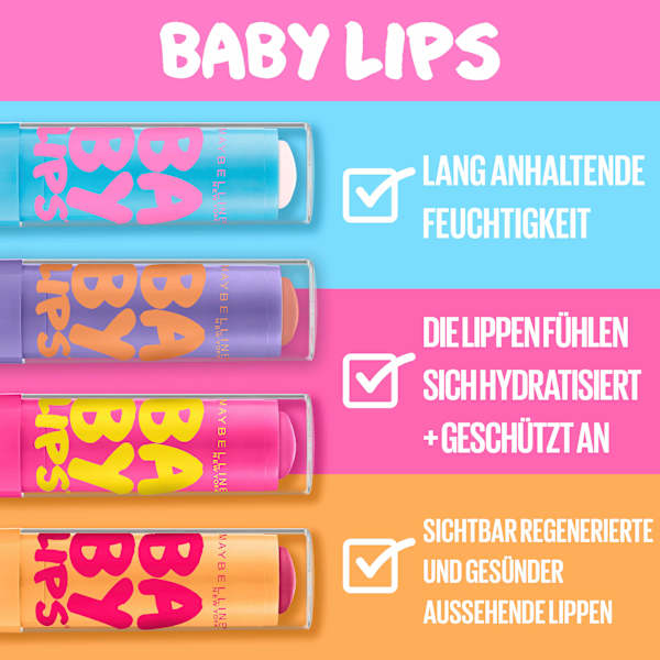 Lippenbalsam Babylips Cherry Me LSF 20 MAYBELLINE NEW YORK