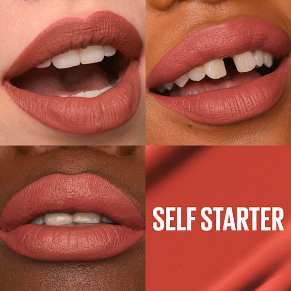 Lippenstift Super Stay Matte Ink 130 Bricks Self - Starter MAYBELLINE NEW YORK