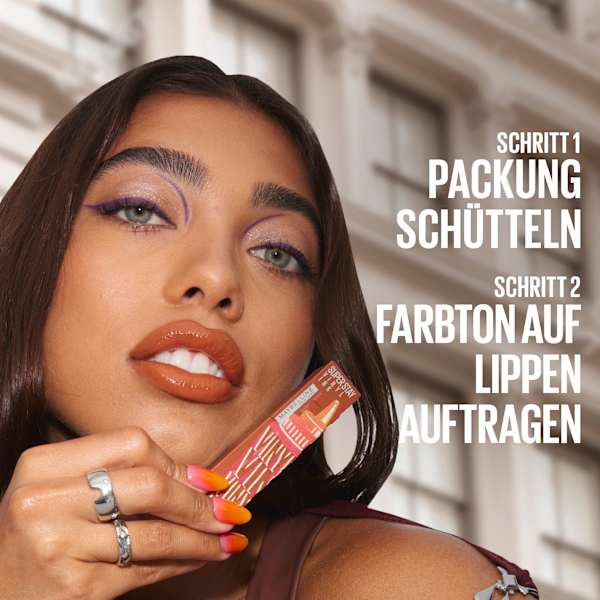 Lippenstift Super Stay Vinyl Ink 190 Sweet N' Sour MAYBELLINE NEW YORK