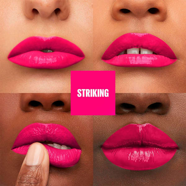 Lippenstift Super Stay Vinyl Ink Pink 150 Mashup Striking MAYBELLINE NEW YORK