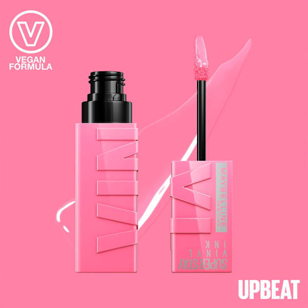 Lippenstift Super Stay Vinyl Ink Pink 155 Mashup Upbeat MAYBELLINE NEW YORK