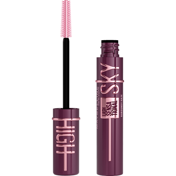 Mascara Lash Sensational Sky High Burgundy Haze MAYBELLINE NEW YORK