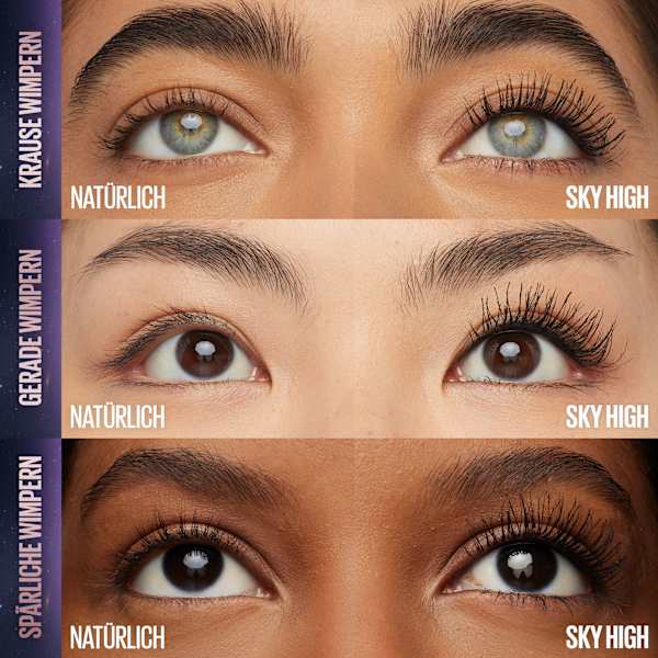 Mascara Set Sky High Very Black & Eyeliner 10 Midnight Black MAYBELLINE NEW YORK