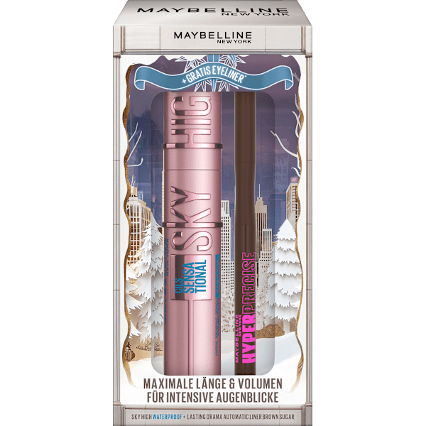 Mascara Set Sky High Waterproof & Eyeliner 30 Brown MAYBELLINE NEW YORK