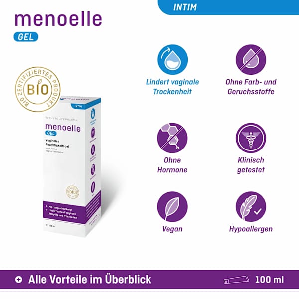 Vaginales Feuchtigkeitsgel Menoelle