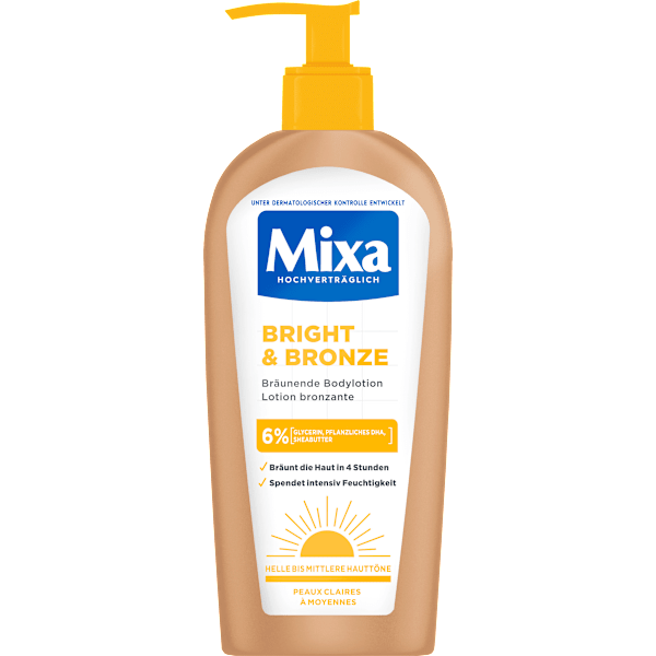 Bodylotion bräunend Bright & Bronze Mixa