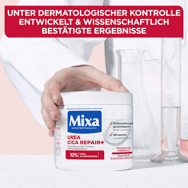 Pflegecreme 10% Urea Cica Repair Mixa