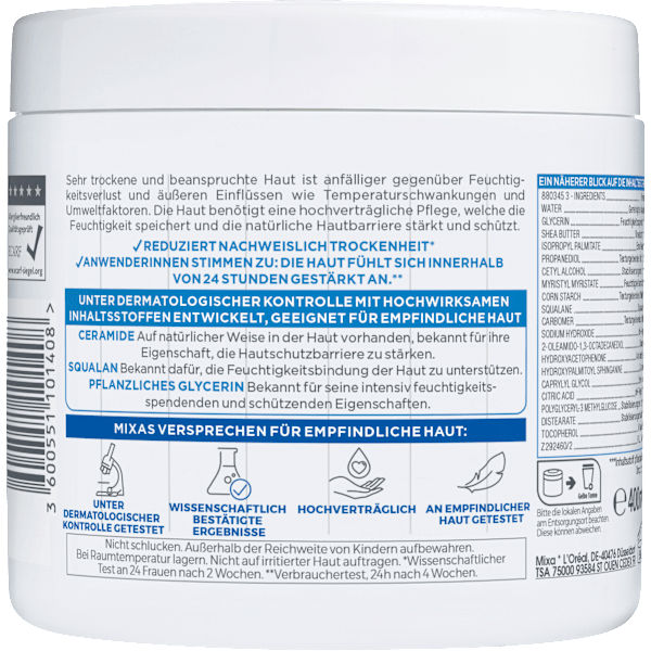 Pflegecreme Ceramide Protect Mixa