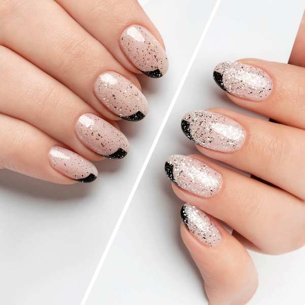 UV Nagellack Top Glow Gold Flakes NÉONAIL