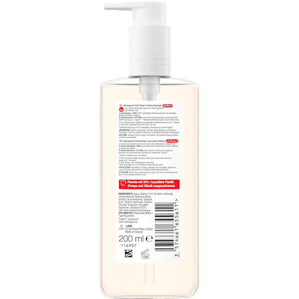 Anti Pickel Peeling Cleanser AHA/PHA/BHA Neutrogena