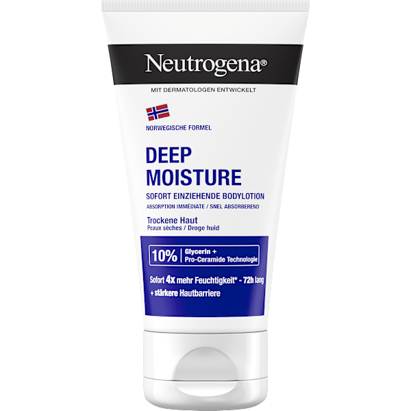Bodylotion Deep Moisture, trockene Haut, Reisegröße Neutrogena