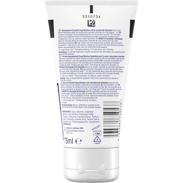 Bodylotion Deep Moisture, trockene Haut, Reisegröße Neutrogena