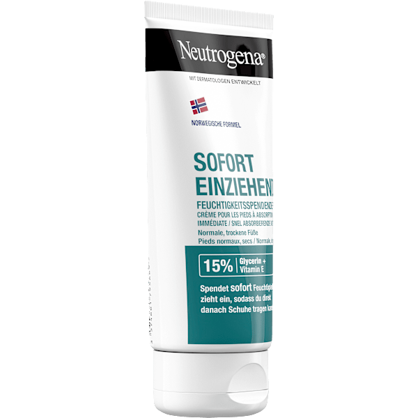 Fußcreme sofort einziehend für trockene Haut Neutrogena