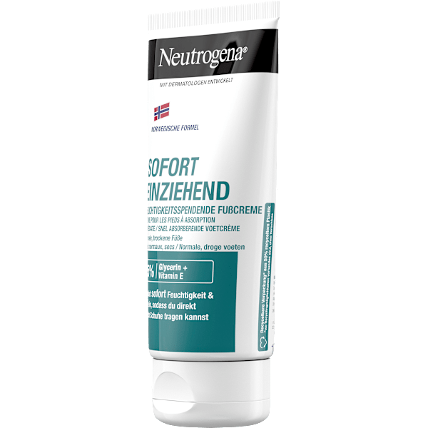 Fußcreme sofort einziehend für trockene Haut Neutrogena